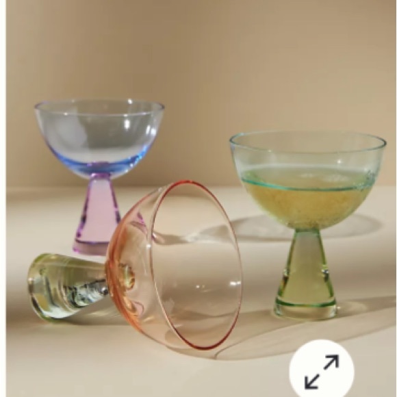 Anthropologie Coupe Glass New With Tag - Picture 4 of 10